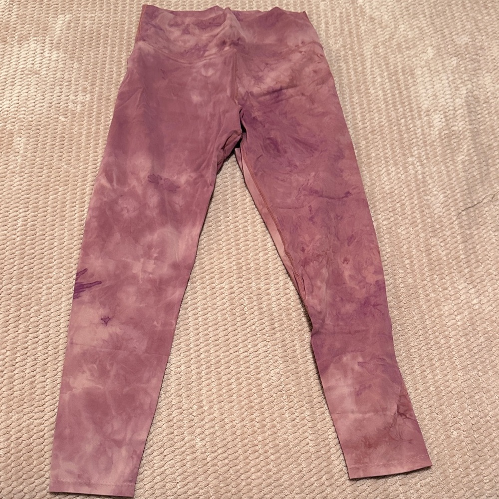Women's Purple Tie-Dye Leggings
